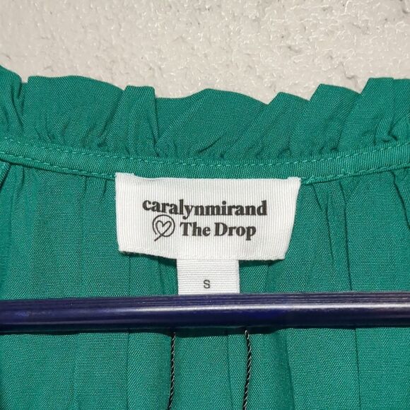 The Drop Women's @Caralynmirand Tiered Ruffle-Neck Tiered Mini Dress Size S NWT - Picture 4 of 8